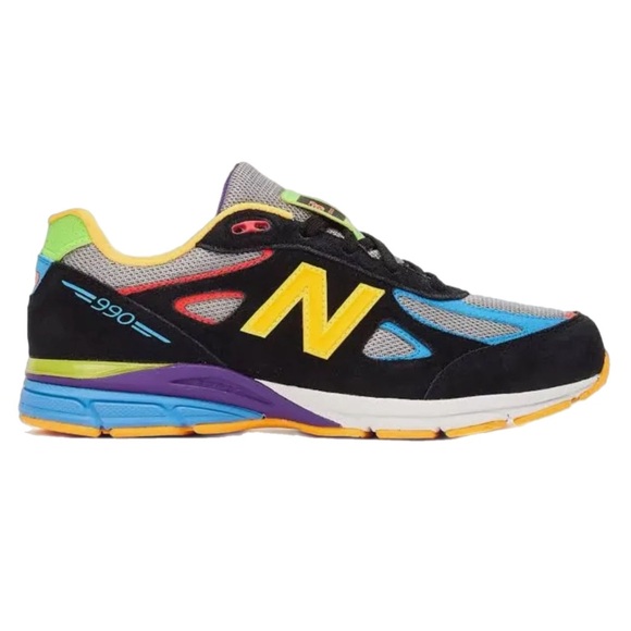 New Balance Other - New Balance 'Wild Style 2.0' 990v4 sneakers | kids sz 2 | black + multicolor